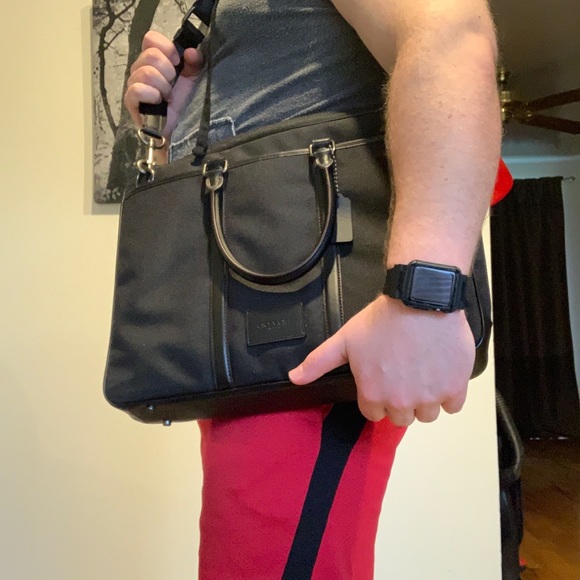 Coach Slim Codura Metropolitan Brief - Picture 3 of 5